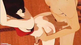 Best 3D Blender sex animation featuring Tifa and Tomb Raider action
