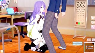 Hentai Game Koikatsu! ]Have sex with Big tits Moona Hoshinova in 3DCG anime