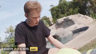 Dee Williams and her stepdaughter Daya Knight enjoy a thrilling ride with Jimmy