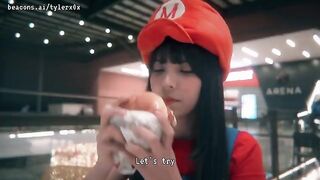 The exhibitionist adventure of Super Mario Bros at the cinema