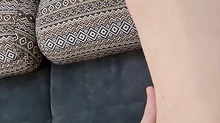 A guy fucked his skinny step mom in her wet holes hard