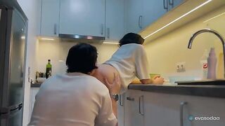 What would they do without each other? Passionate amateur couple shares intimate moments