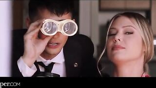 Avery from Deeper watches as her neighbor cheats on her husband with a stunning woman