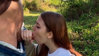 My stepsister is a cock sucking slut, even in public