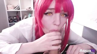 The sexy Makima gave Denji a portion for his work in a steamy Chainsaw Man scene