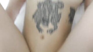 Teenage slut with big fake lips gets her pussy railed