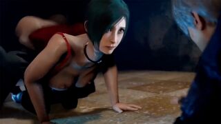 Ada Wong is cheating on her husband in this animated scene