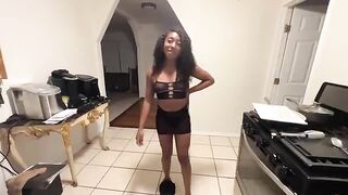 Pervert stepdad fucked his stepdaughter in ass hole
