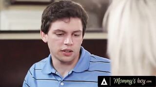 Young guy fucks his stepmom Nina Elle’s pierced pussy hard