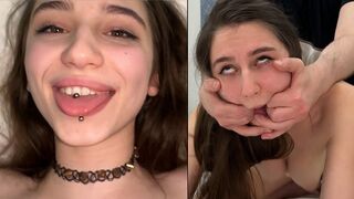 A girl with a good appearance is actually a slut in bed