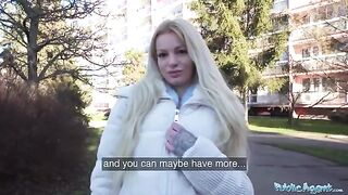 Public Agent: German blonde MILF gets fucked for cash