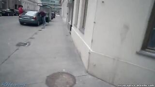 A hot threesome encounter during a shopping trip with a swinging couple