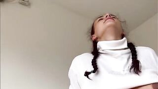 A preggo stepsister with a big belly gets fucked by me hard