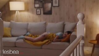 Andrea and Kaira enjoy intimate moments with a vibrator