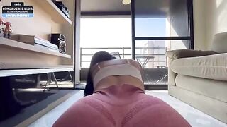 My ass was worked out hard by the personal trainer