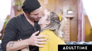 Aiden Ashley gets permission to get fucked hard on the first date