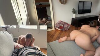 A couple has sex in a hotel room with another couple next door