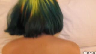 Rainbow slut turned 18, got fucked hard and deep