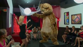 Hoes in the club, sucking dicks with reckless abandon, courtesy of Dancing Bear