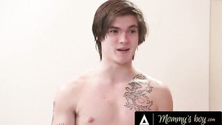 Pervert guy wants to fuck his sexy stepmom Crystal Rush’s ass