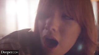 The girl lost a game and had to undress and get spanked in a sensual scene