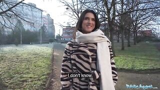 A sexy student is trying to achieve her goals by using her body in a bold way
