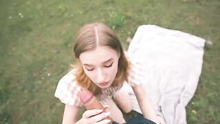 You love to ride, you will love this forest fuck scene