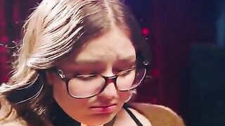 The timid Leana is tied up and fucked hard by dominant Maximo