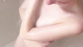 We shower, massage, and fuck over the couch