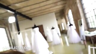 First time sex with a big-breasted bride in POV, starring Liya Silver