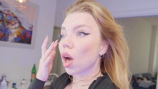 My little hole made him cum three times and once on my face