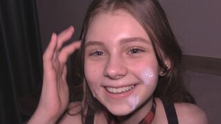 This college girl is way too eager and willing to get fucked hard