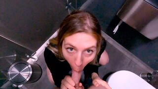 A cheeky thief got fucked in the mall toilet