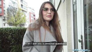 Hot babysitter fucks a stranger for cash in her flat
