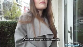 Hot babysitter fucks a stranger for cash in her flat
