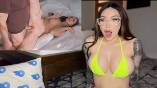 Luxury Girl, a stunning model known for her captivating 36D curves and alluring blue eyes, shares her steamy stepson and stepmom roleplay scene