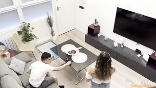 Guy masturbates in front of his stepsis, she doesn't mind helping