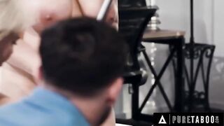A swinging couple's offer of a threesome turns their maid, Natasha Nice, into an eager participant