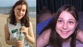 A cute girl serves as a submissive partner in this intense beach encounter