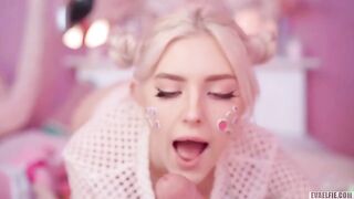 All cute girls like to get cum on their faces