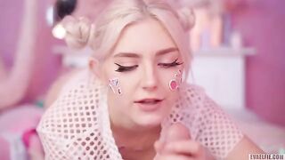 All cute girls like to get cum on their faces