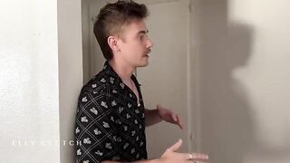 Two hot guys fucked two sexy girls on a bed, an intense scene