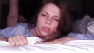 The Perfect Girlfriend - A Petite Teen Endures a Hard Core Pounding