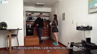 Aglaia Spicy delivers her ass at the home of her best friend ANAL CREAMPIE