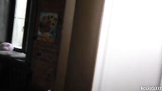 A teen with big tits gets fucked hard by her neighbor