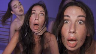 Submissive bimbo teen gets her brains fucked out rough