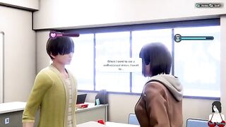 3D hentai school girl Yuna room girl gets fucked hard