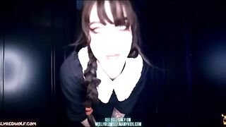 Xavier enjoyed Wednesday Addams' big ass in a steamy session