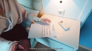 The student did not read the lease and paid with her pussy