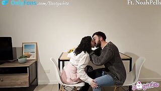 We studied together and ended up fucking, featuring Noah Pells' big ass Latina charm